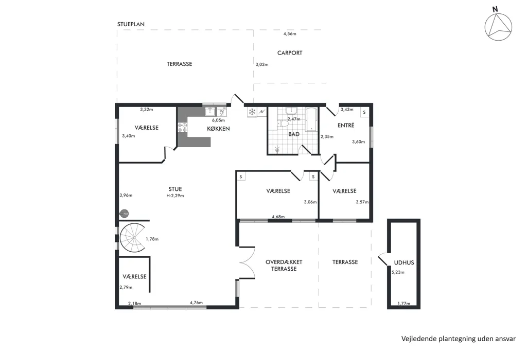 Floor Plan - Maintained Family Villa in Viborg