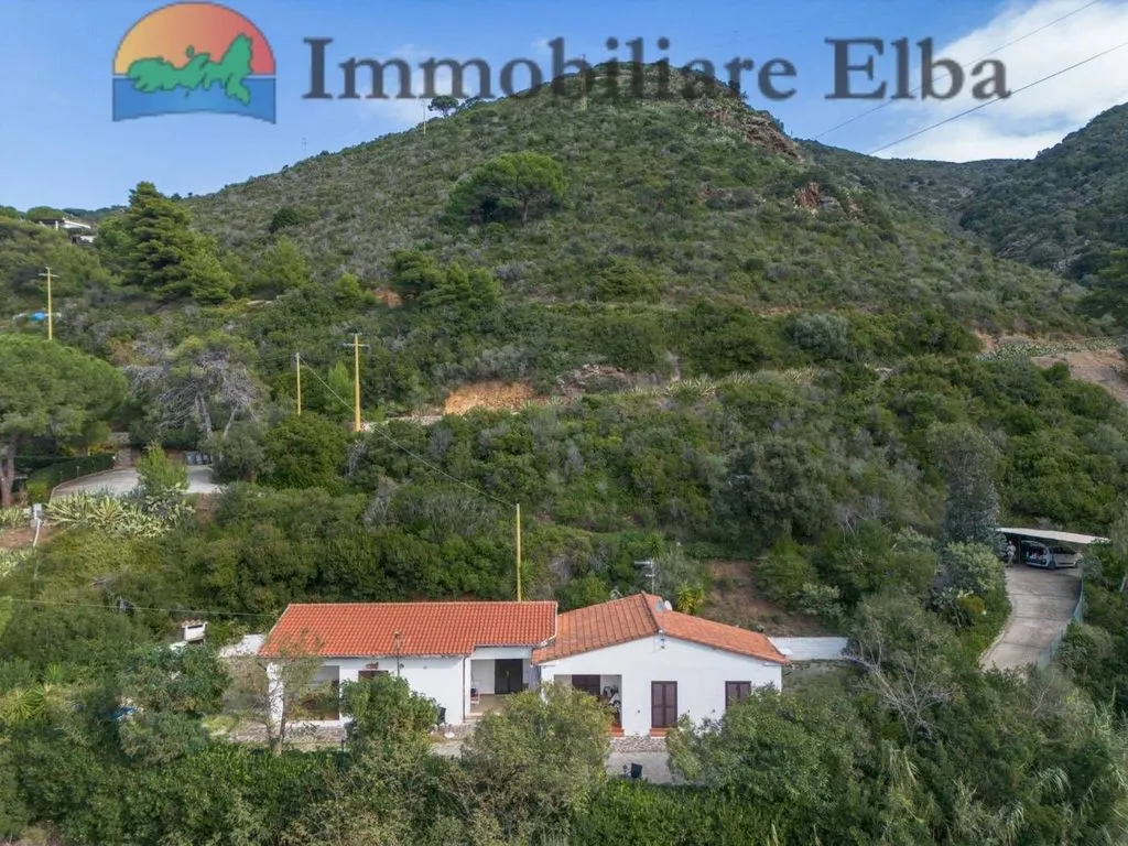 Aerial - Seaside Villa with Private Garden in Capoliveri