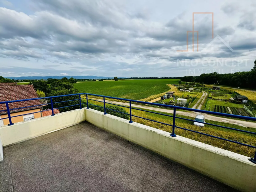 Balcone - Apartment with South-Facing Balcony in Soufflenheim