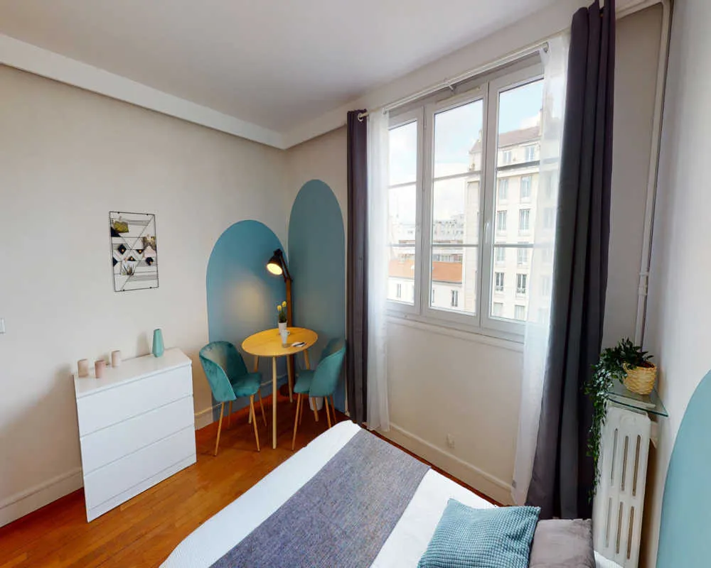 Chambres - Chambre Meublée avec Vue Calme à Auteuil