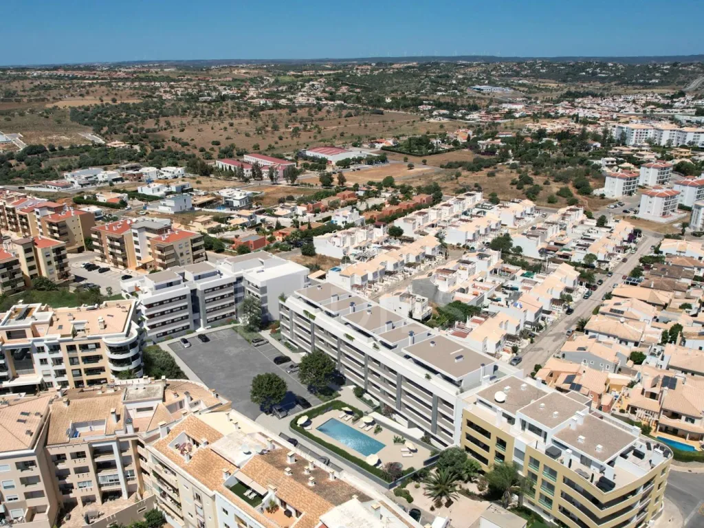 Vue aérienne - T2 Apartment with Balcony in Lagos