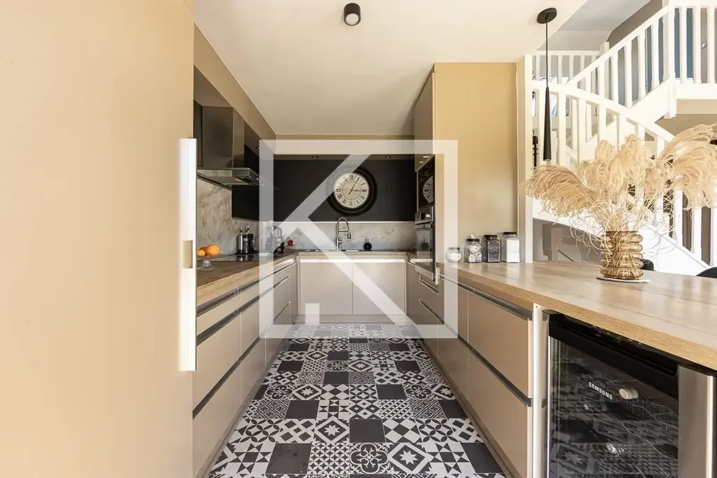 Köök - Luxury House with Large Terrace in Le Mans