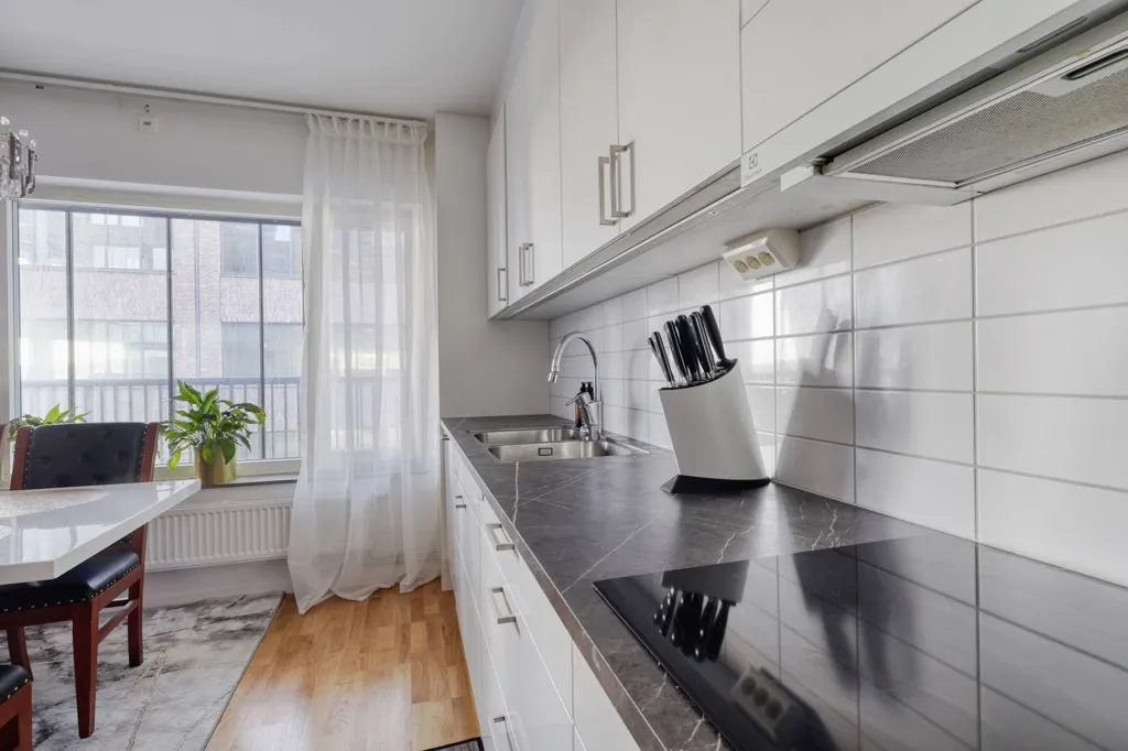 Cucina - Apartment with Balcony and Terrace in Göteborg