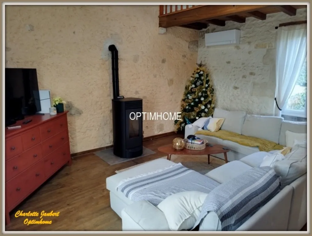 Living Room - Character Property with Guest House near Aubeterre