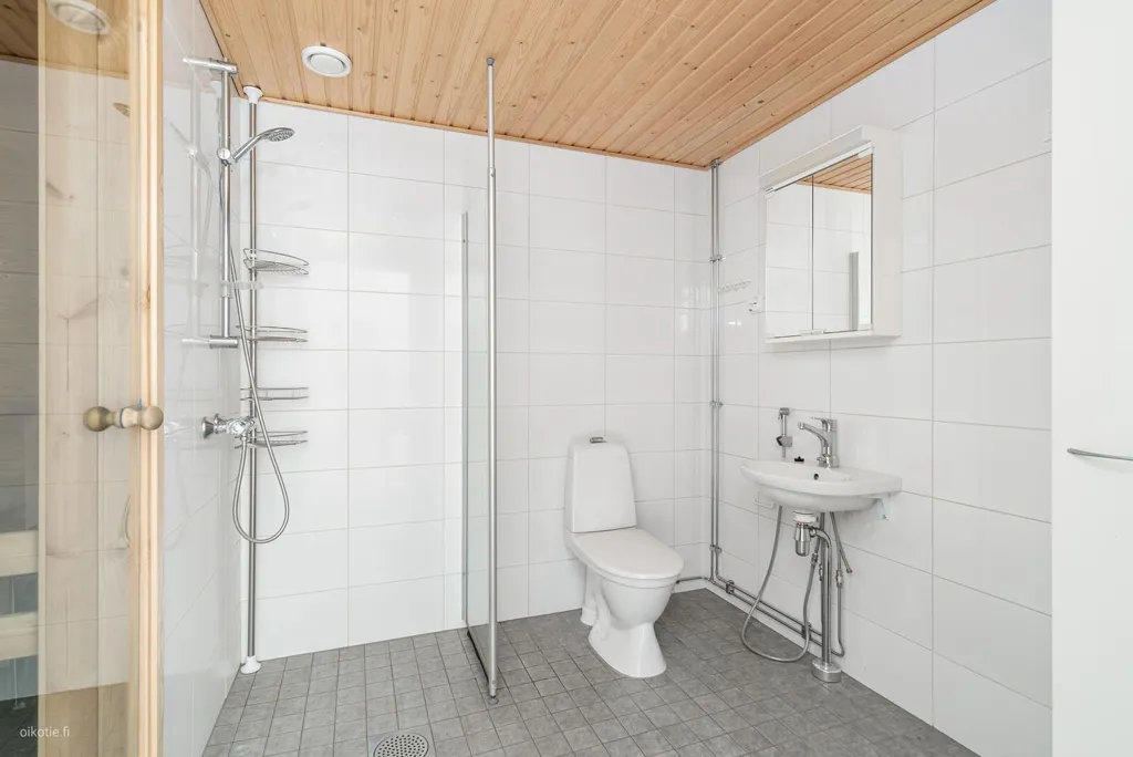 Salles de bain - Apartment with Sauna in Keljo, Jyväskylä