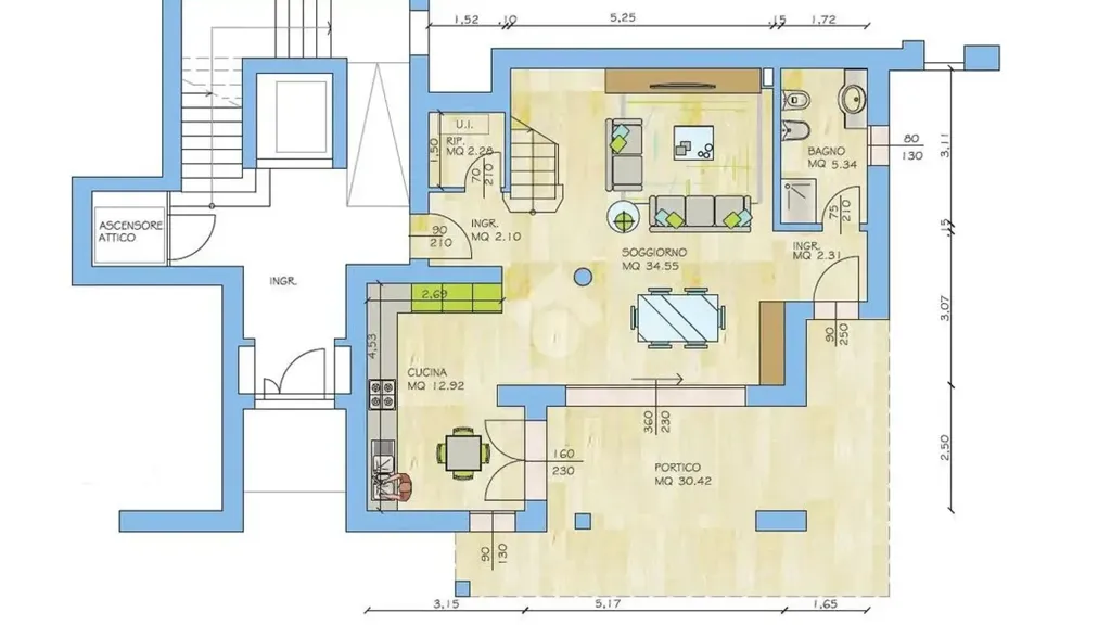 Floor Plan - New Maisonette with Private Garden in Scandiano