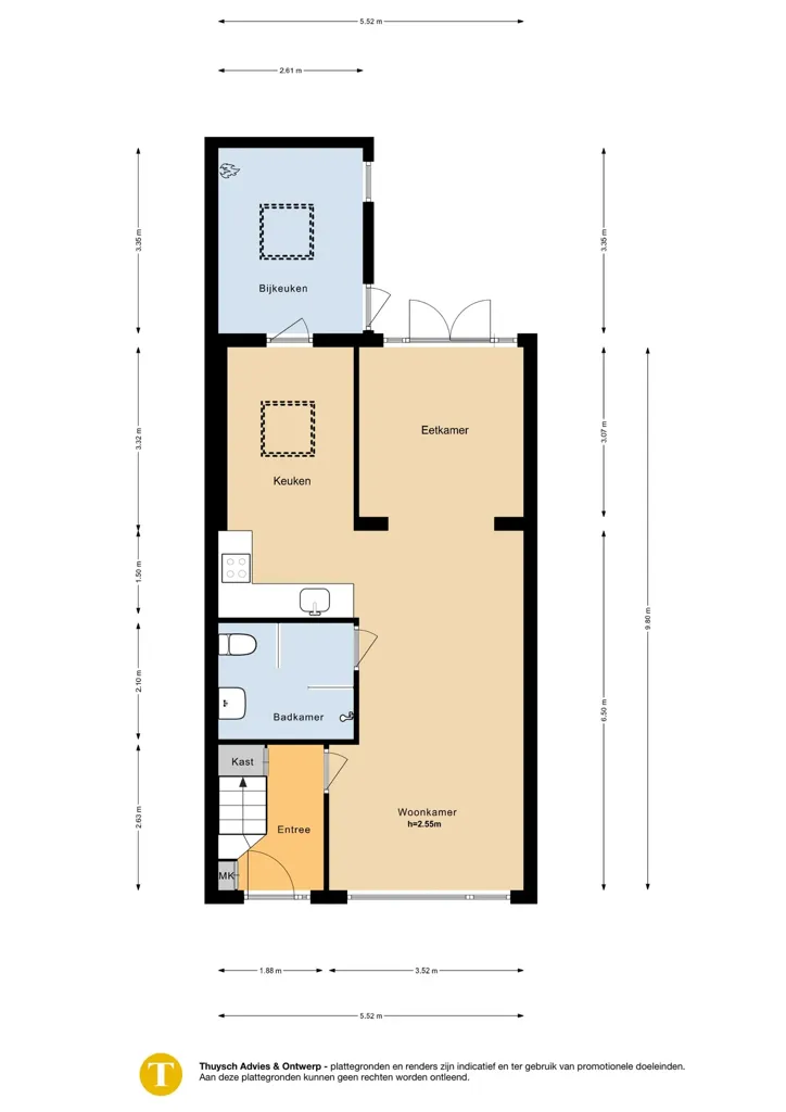Plaan - Spacious Renovated Semi-Detached House in Heiloo