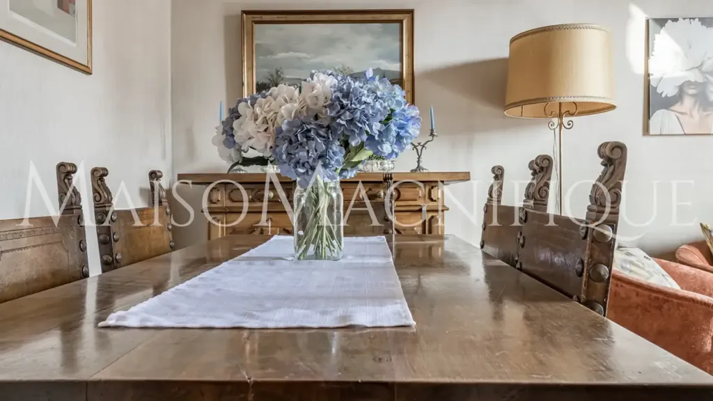 Dining Room - Historic Apartment with Views in Bologna Centre