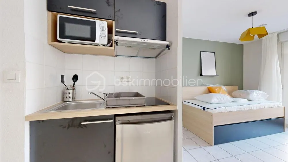 Cuisine - Studio Meublé avec Gestion Locative à Limoges