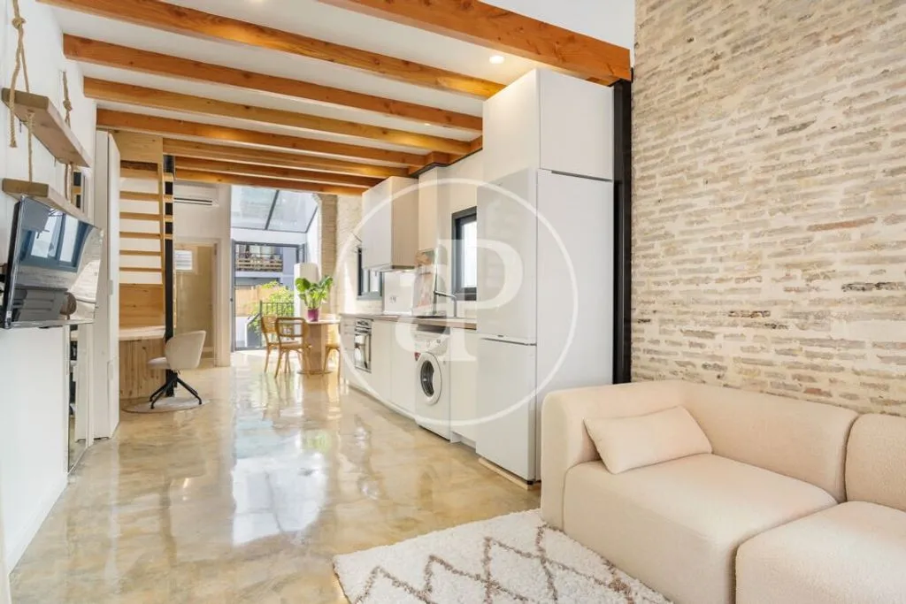 Living Room - Duplex with Sea View in El Cabanyal-El Canyamelar