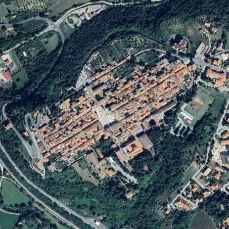 Aerial - Residential Building with Central Location in Cittaducale
