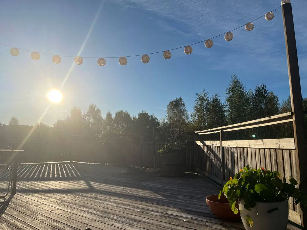 Terrasse - Villa in Västerbottens Style near Umeå