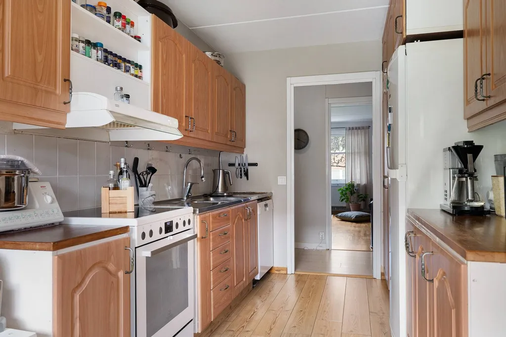 Kitchen - Apartment with Balcony in Värnamo