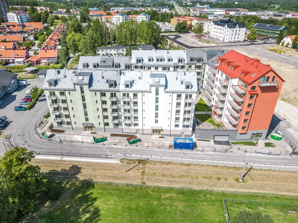 Õhuvaade - Apartment with City Access in Norrköping
