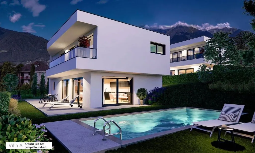 Piscina - Luxury Villa with Pool in Merano