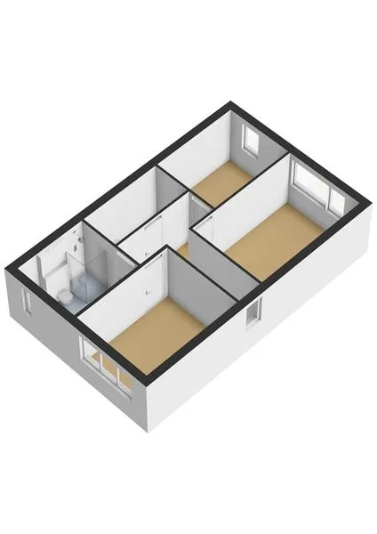 Plan - Semi-detached House with Garden in Almere