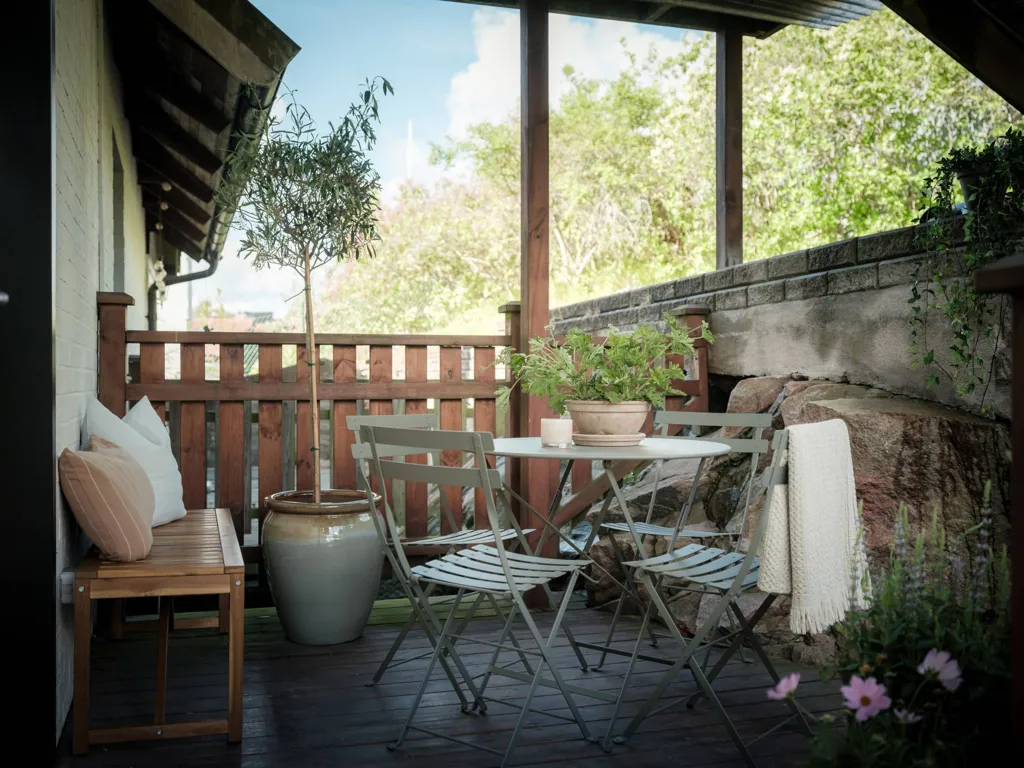 Terrasse - Apartment with Garden in Johanneberg
