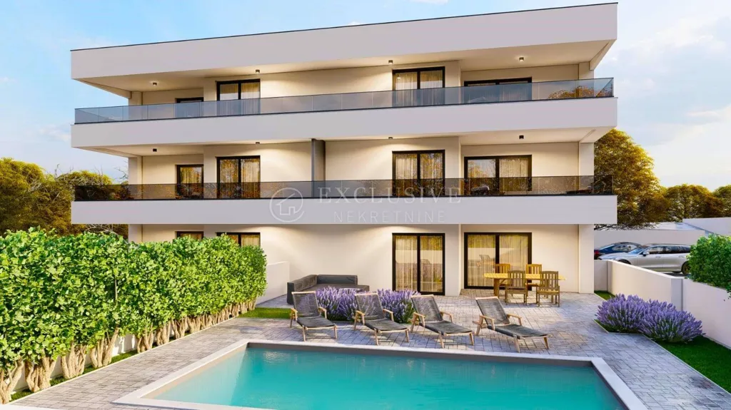 Modern 2-Bed Apartment with Sea View in Malinska