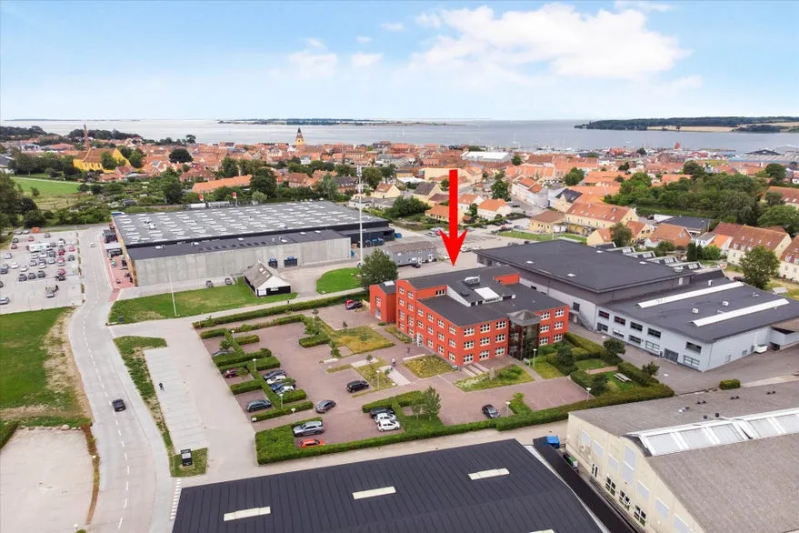 Vue aérienne - Office Space with Sundsøen View in Faaborg