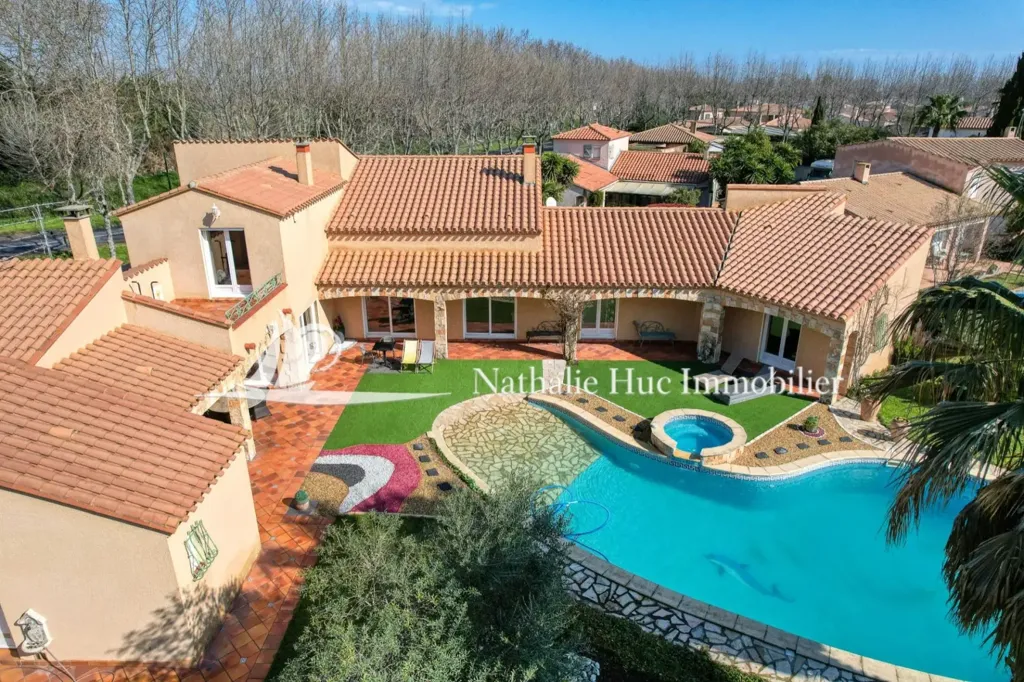 Õhuvaade - Property with Pool in Saint Cyprien Plage