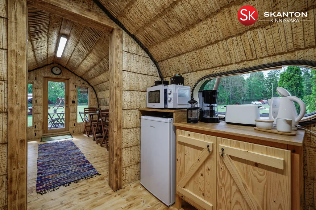 Cocina - Log House with Balcony in Veskiküla