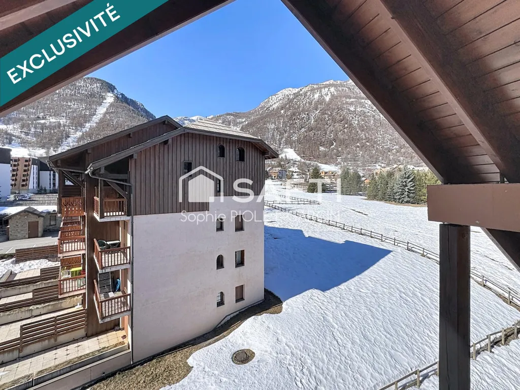 Balcon - Duplex Pied de Piste avec Vue sur les Pistes à Serre-Chevalier