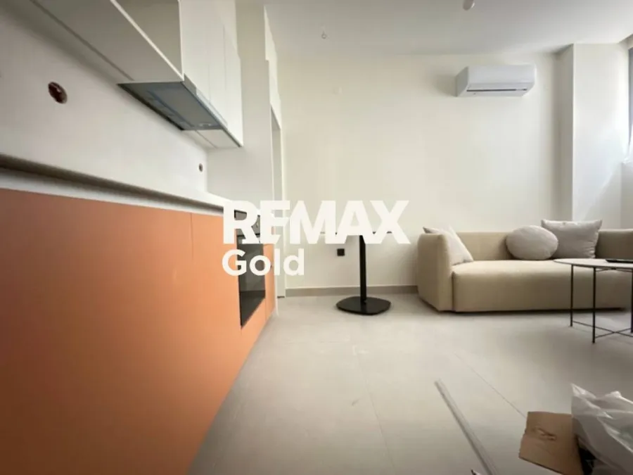 Living Room - Modern Studio with Security in Thessaloniki