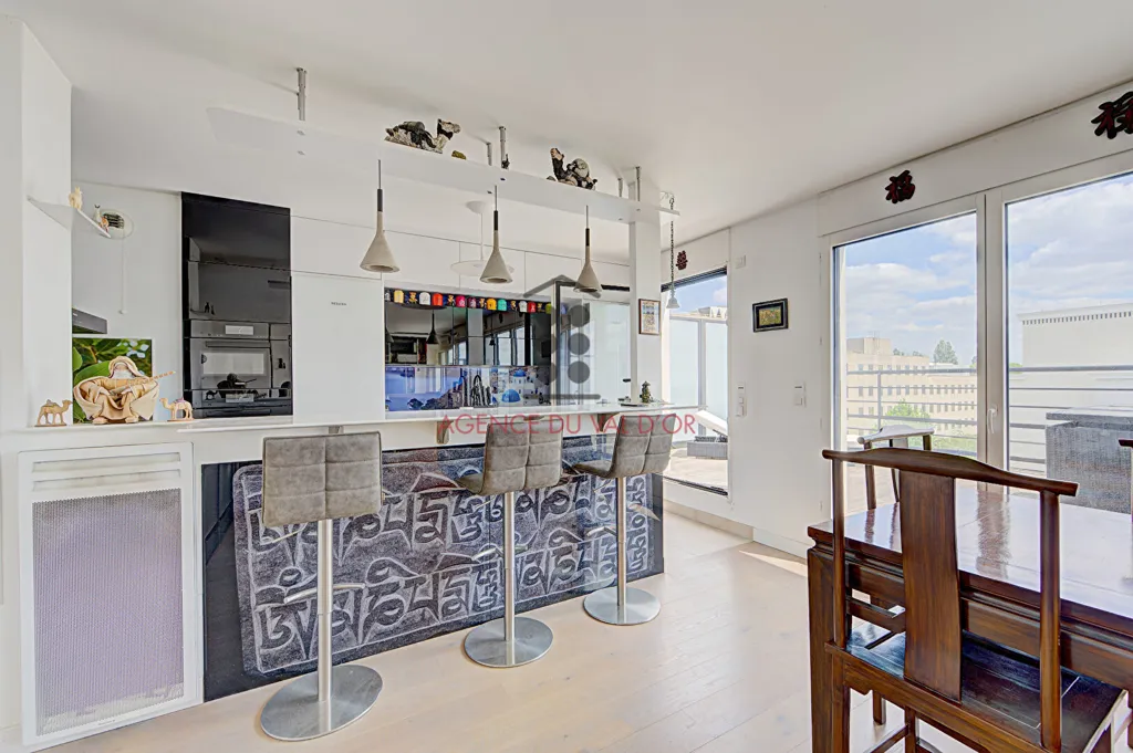 Cucina - Duplex Flat with Terrace in Suresnes République