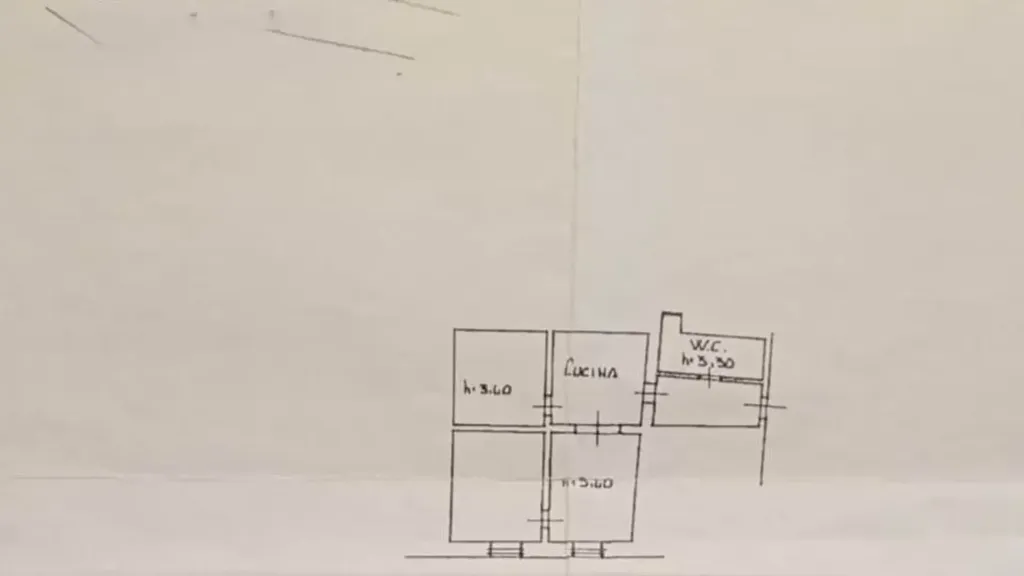 Plan - Quadrilocale with Central Location in Volterra