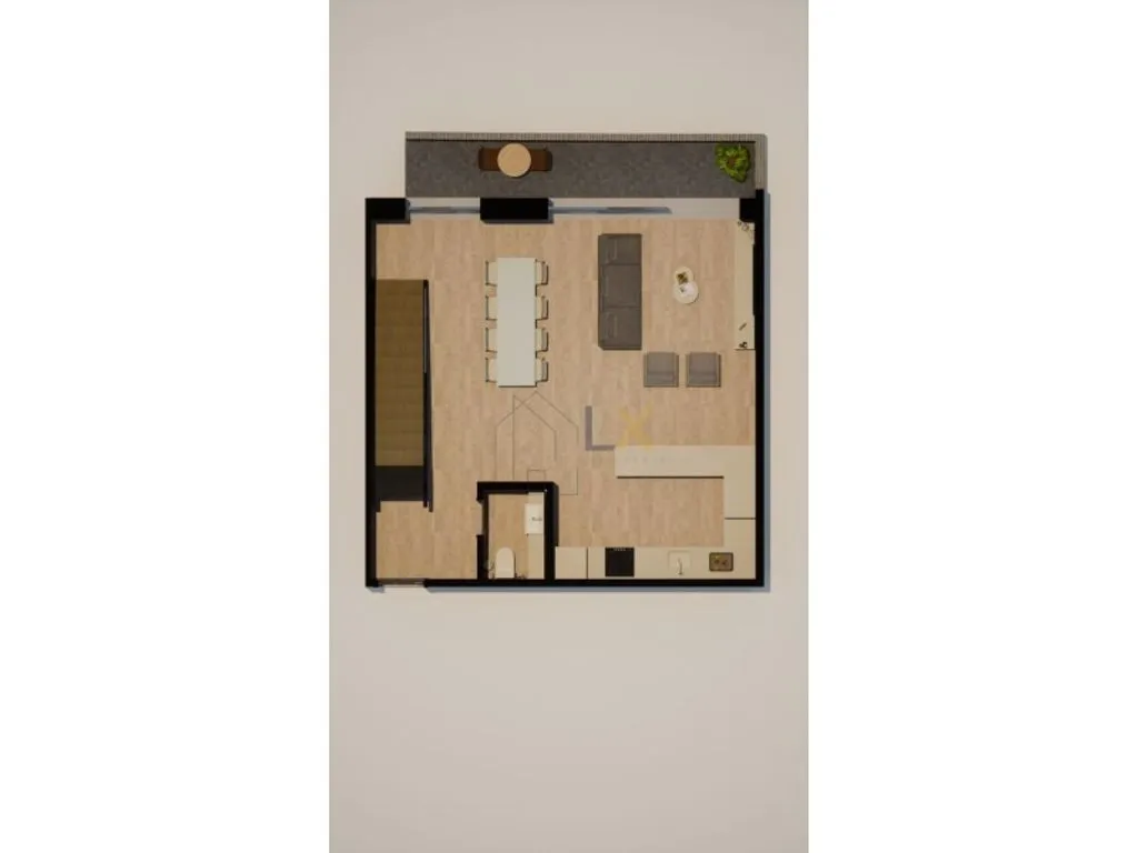 Plan - Contemporary Duplex Flat in Aveiro