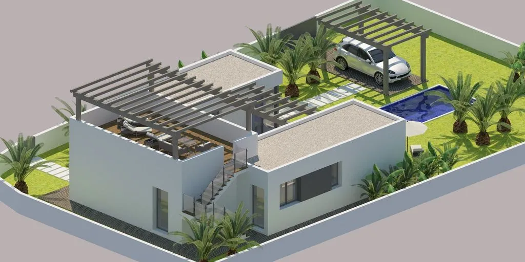 Modern Villa with Pool in Benijofar