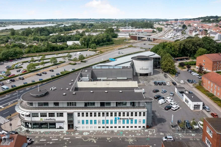Õhuvaade - Art Deco Office Building in Randers Centre
