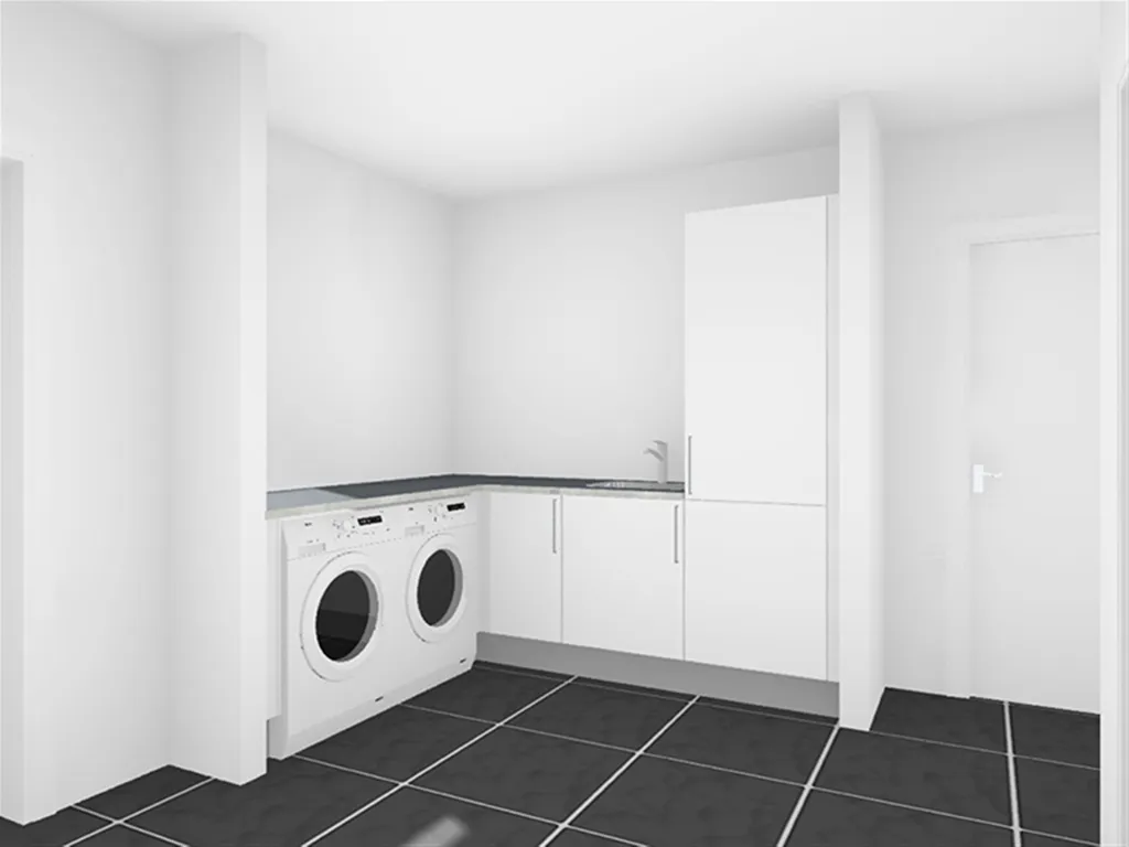 Lavanderia - Apartment with Balcony on Vimmerbyvej, Silkeborg