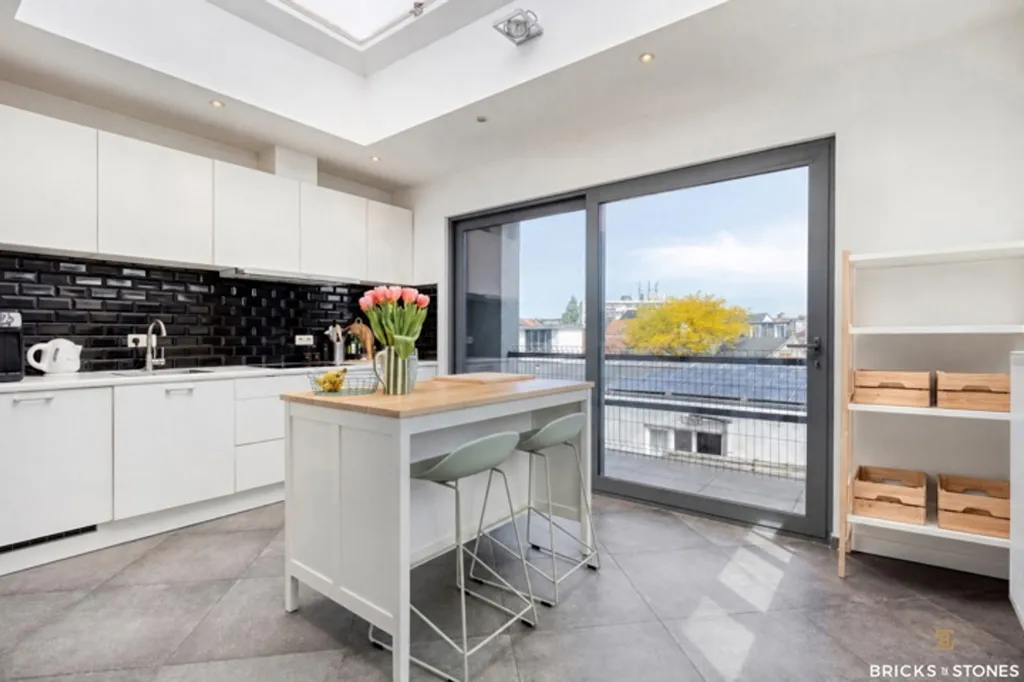Cuisine - Appartement avec Terrasse à Anvers