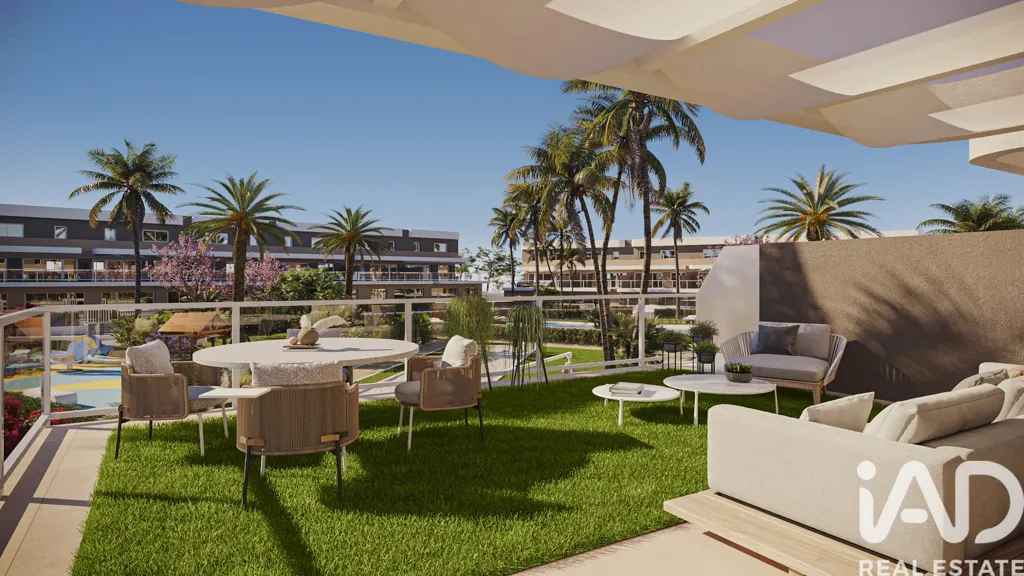 Terrasse - Modern Apartment with Golf View in Monforte del Cid