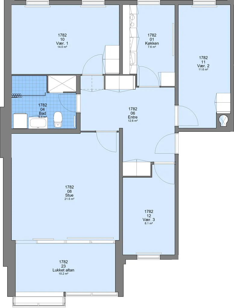 Appartement 4 pièces à Esbjerg