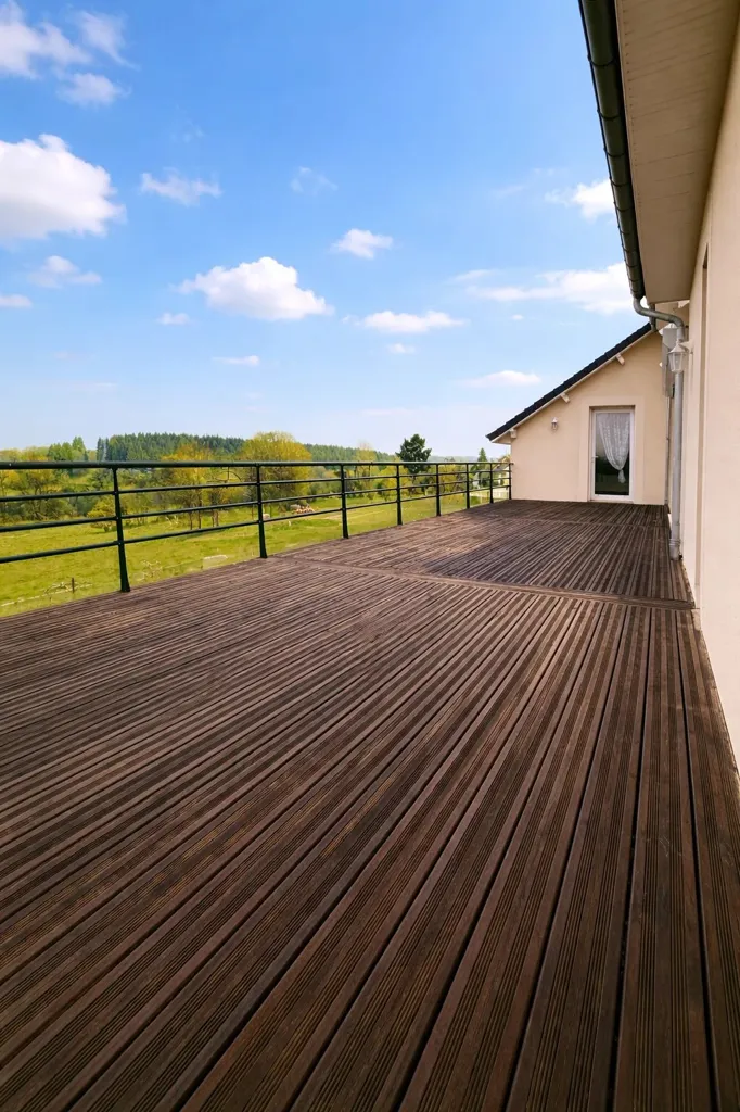 Terrasse - Villa avec Vue Panoramique et Grand Balcon en Creuse