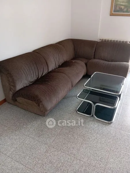 Living Room - Fully Furnished Apartment with Balconies in Scalea
