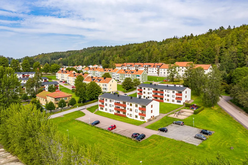 Õhuvaade - Apartment with Garden View in Surte