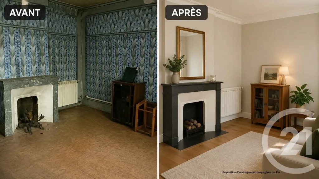Soggiorno - 106m² Renovatable House in Gaillac
