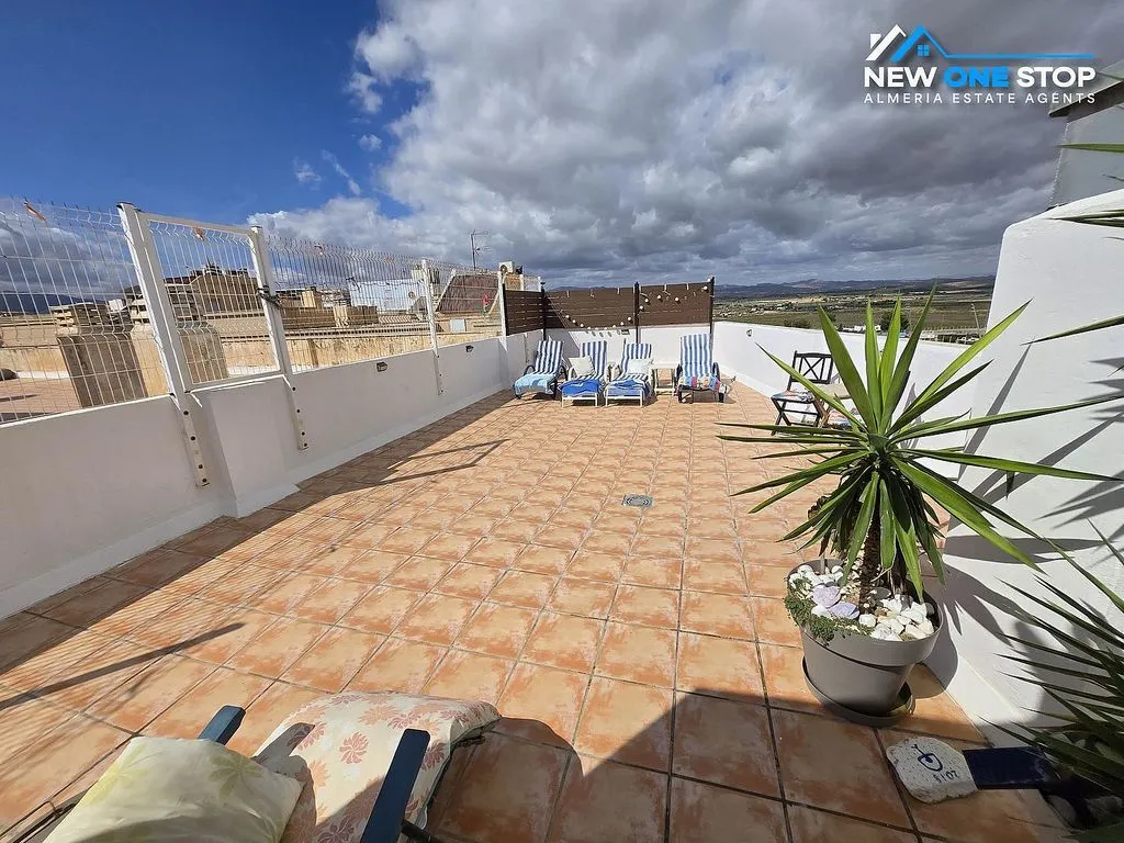 Terrasse - Penthouse with Sea View and Rooftop Pool in Garrucha