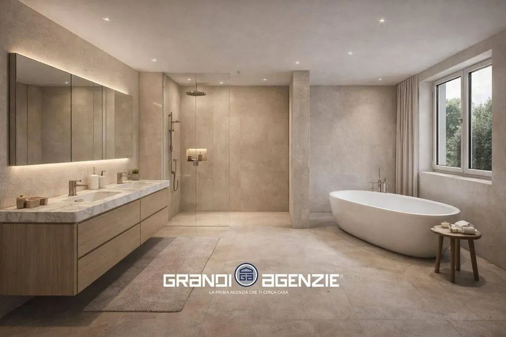 Bagni - Contemporary Villa with Private Garden in Trevignano