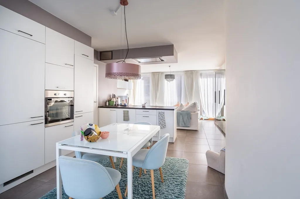 Köök - Modern Studio with Terrace in Boechout