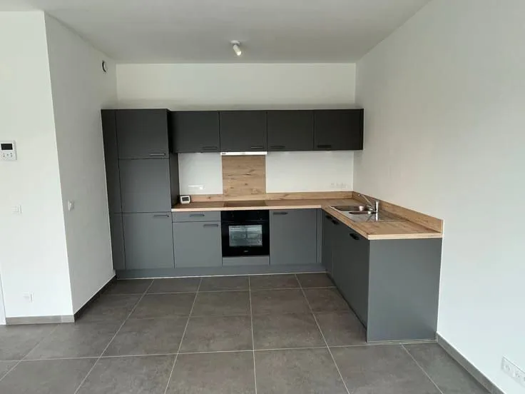 Köök - Flat with South Terrace in Marche