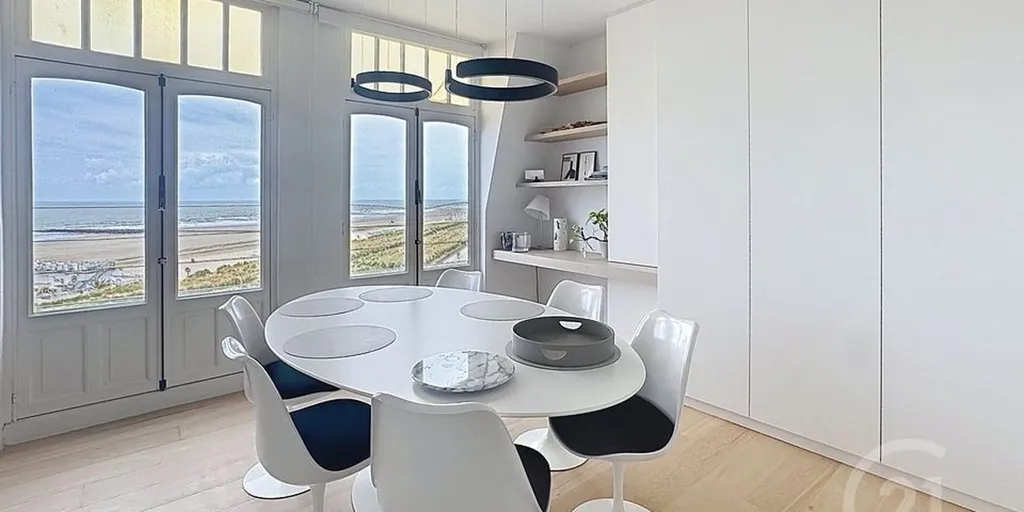 Salle à manger - Appartement avec Vue Mer à Westende