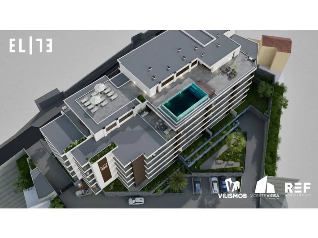 Vue aérienne - Luxury Flat with Rooftop Pool in Igreja