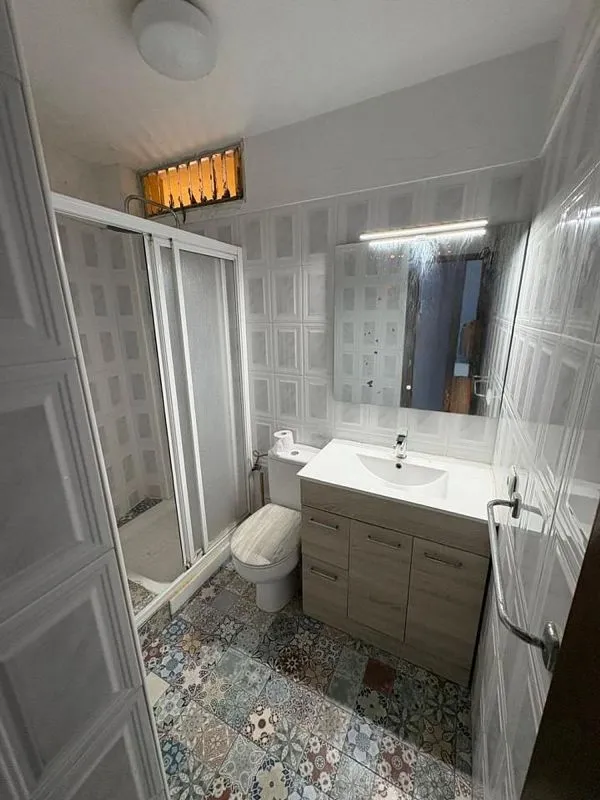 Bathrooms - Seafront Apartment with Terrace in El Pris