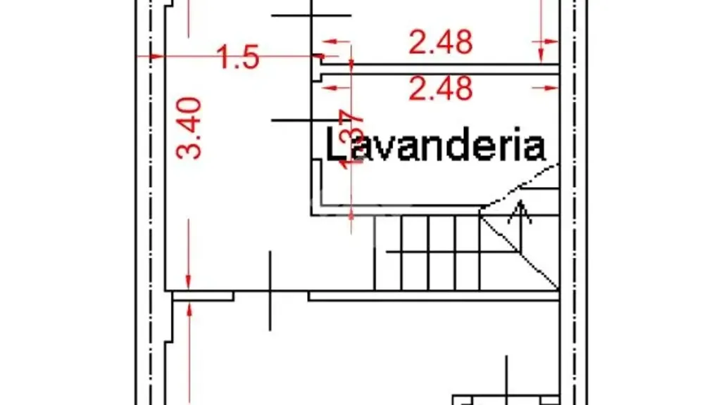 Floor Plan - Terraced Apartment with Private Garden in Prato