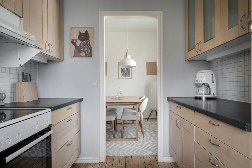 Cucina - Charming Two-Bedroom Flat in Flats Villa, Gustavsgatan