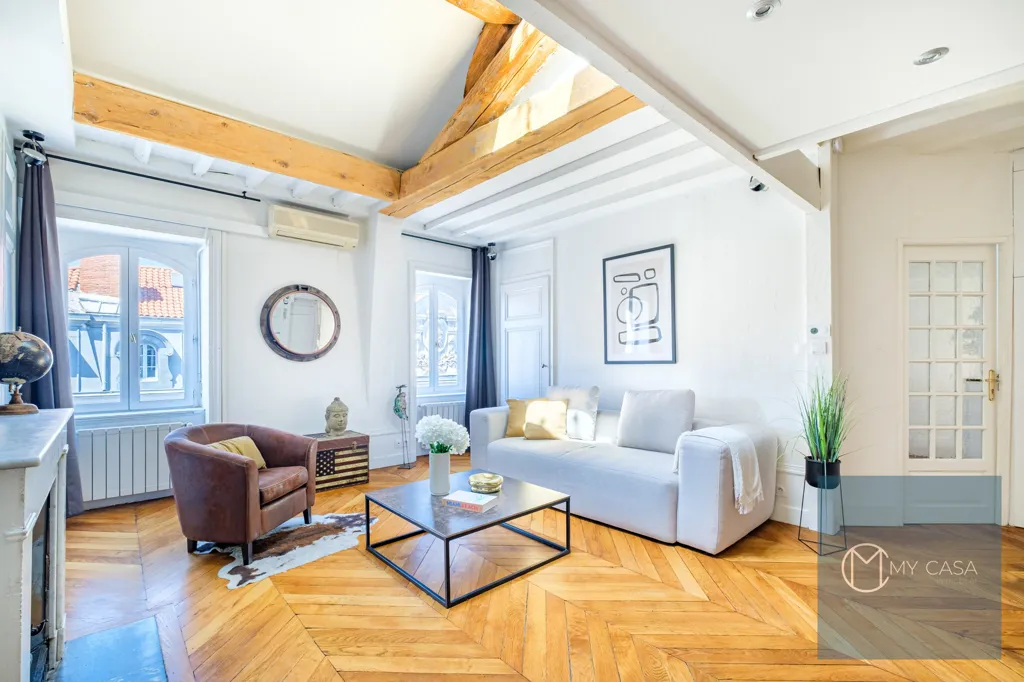 Wohnzimmer - T2bis with Courtyard View in Lyon 1er